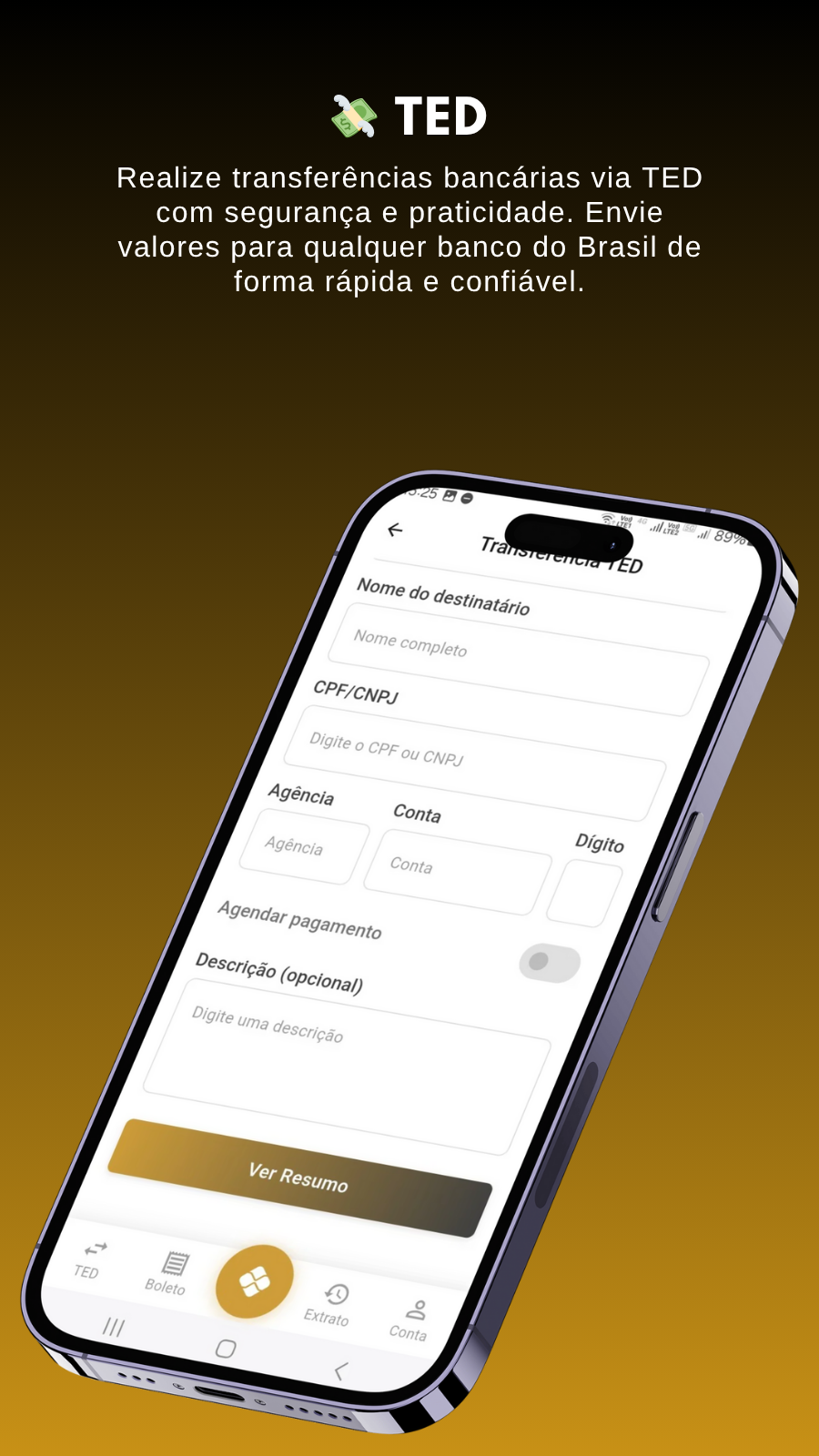 Tela 4 - Investimentos